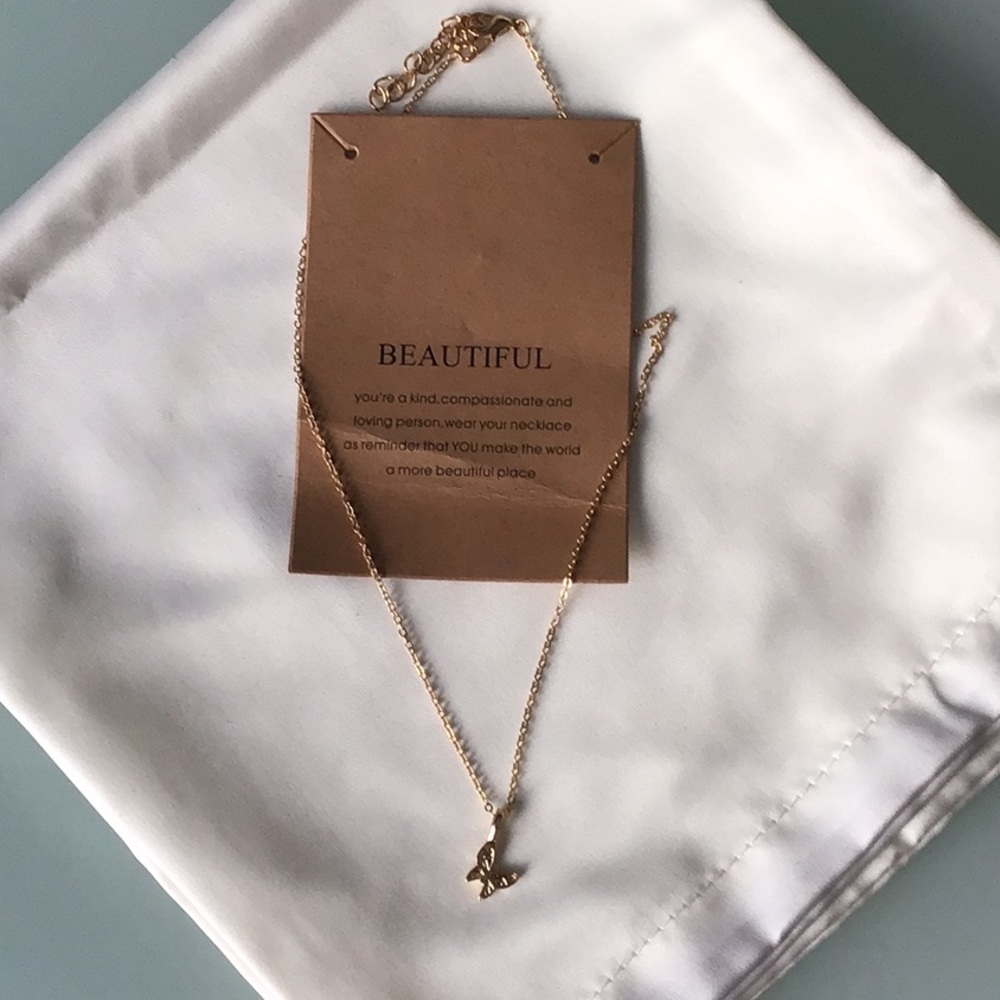 Beautiful inspired butterfly necklace and anklets/ bracelet